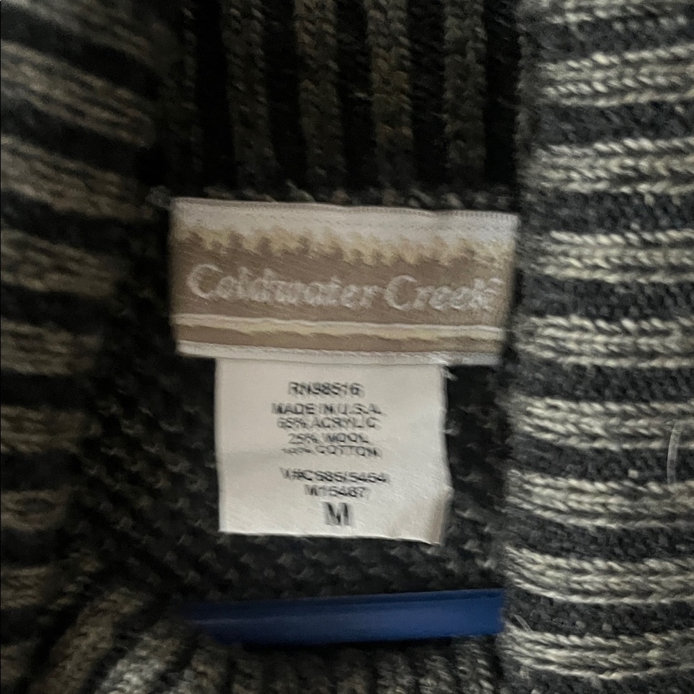 Vintage Women's Deer/Buck Coldwater Creek Turtleneck Sweater - Picture 4 of 4